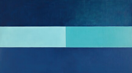Abstract Blue and Teal Color Blocks