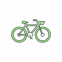 bicycle isolated on white background