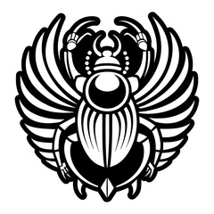 A filled style icon showing beetle tattoo artwork