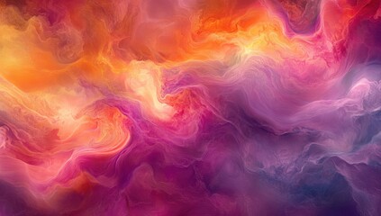 Fototapeta premium Abstract swirling colors blend into a dynamic display of flowing, vibrant hues