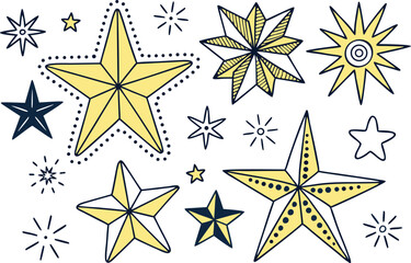 set of star icons
