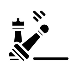 checkmate glyph icon