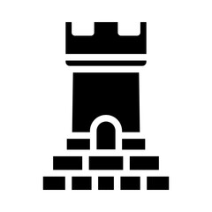 tower glyph icon