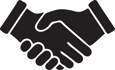  Business Handshake Agreement Symbol Silhouette