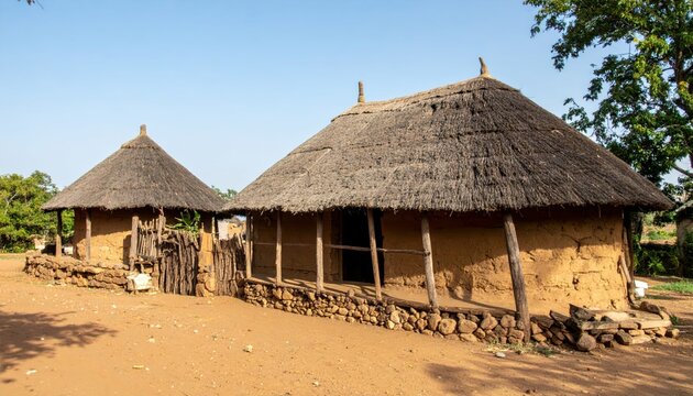 Traditional Mandinka Farmhouse in Resilient Village Compound