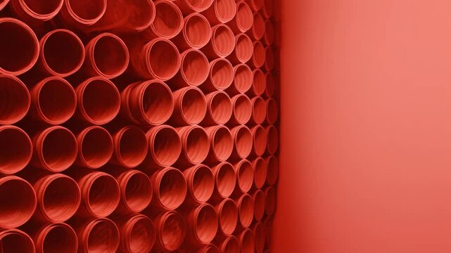 abstract background with red circles