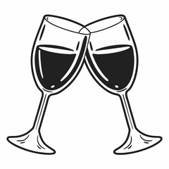 glasses of champagne