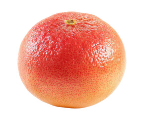 Fototapeta premium Fresh grapefruit on display for health-conscious consumers on a transparent background, cut out