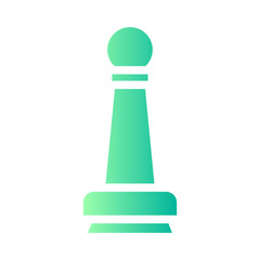 chess pawn gradient icon