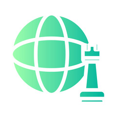 competition gradient icon