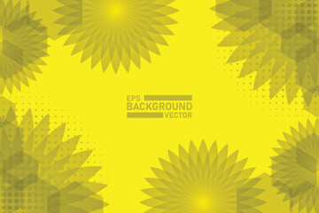 Yellow vector background illustration design