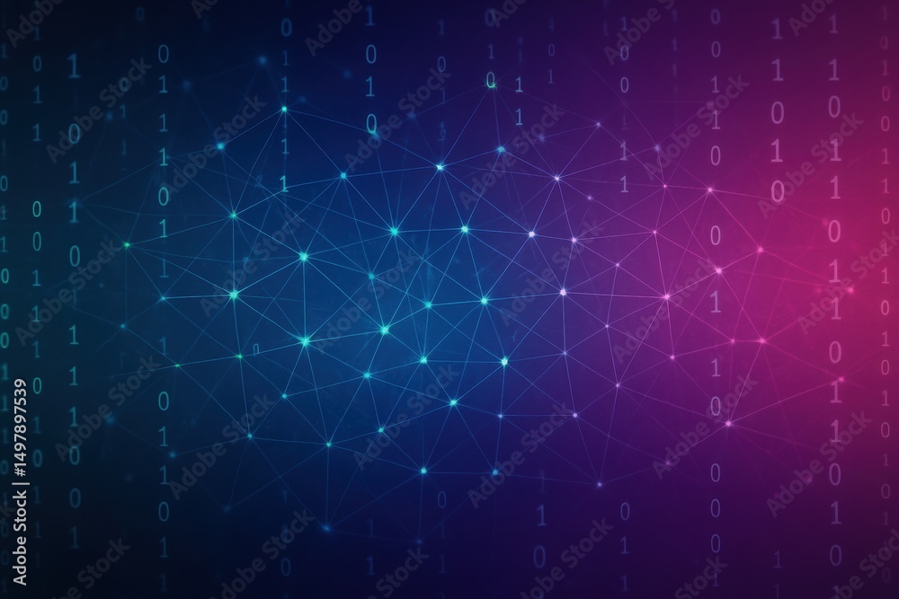Poster Abstract Digital Network with Binary Code and Geometric Connections