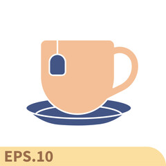 tea icons symbol vector elements for infographic web
