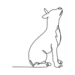 International Dog Day 26 August Vector Illustration. Template for background, banner, card, poster. Dog paws.Editable outline,