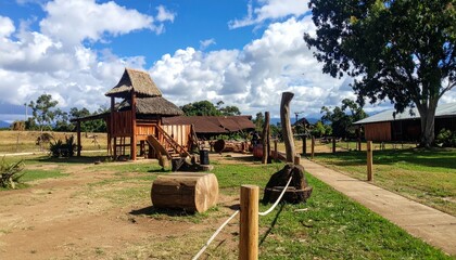 Resilient Play Area for Children at Farmhouse in Turkana Region