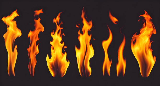 fire flame realistic, glowing firelight, orange fire stream, yellow fire burst, smooth flame, curving blaze, energy flame, vivid fire, flame tower, fire burst, rising heat, fire sparks, realistic pyro