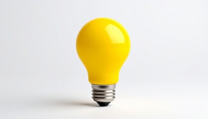 light bulb isolated on white background