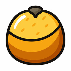 German Butterball Potato icon on white background 