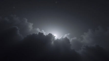 white and black storm clouds and lightning