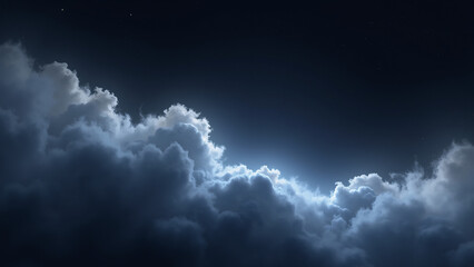 blue sky with clouds