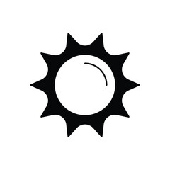 Sun Vector icon