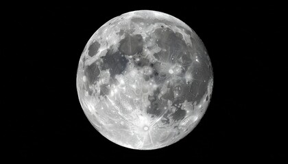 Obraz premium moon on the black background