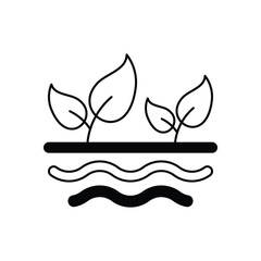 Hydroponics System Vector icon