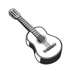 Fototapeta premium Guitars vector art illustration. Vector guitars on white background. Symbols of classic electric guitars for a store or music application. Electric and acoustic, bass, music instrument. 