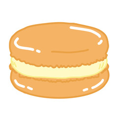 Macaron, French pastry, Dessert drawing, multicolor macaron, pastel dessert.
