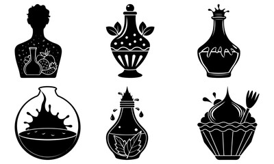 Food Coloring silhouette vector