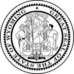 Seal of Wyoming svg FILE