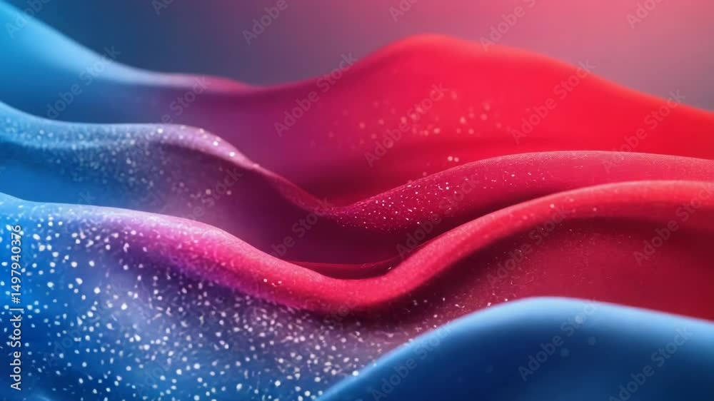 Poster a detailed view of woven material with vibrant colors, suitable for textiles or design projects