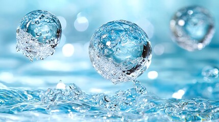 Water Sphere in Motion