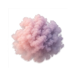 explosion of smoke isolated on transparent or white background png