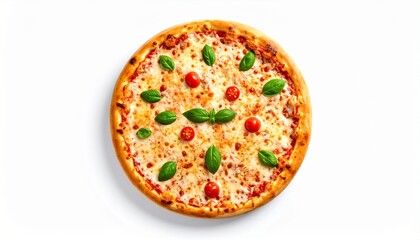 pizza isolated on white background