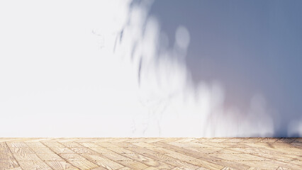shadow overlay wall texture sunlight leaf shade abstract 3d render.