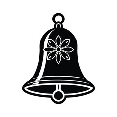 Traditional Church Bell Styled as a Christmas Ornament