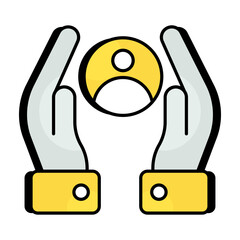 Customer Service Colored Outline icons