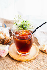 ティータイムのアイスコーヒー