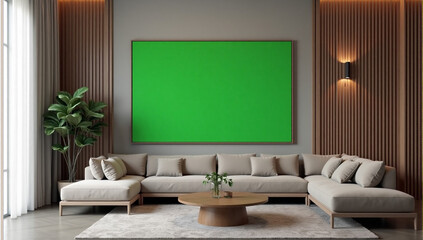 green living room