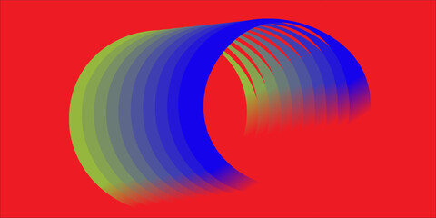 Colorful abstract digital art concept. Neon glow texture background good for print