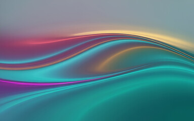 Colorful abstract fluid gradient background with smooth waves and shapes, minimalistic design, high resolution, no text, no people