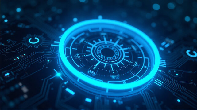 abstract background with binary code