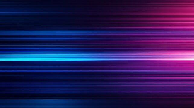 Digital gradient background blending blue and purple hues with horizontal lines that evoke speed and movement