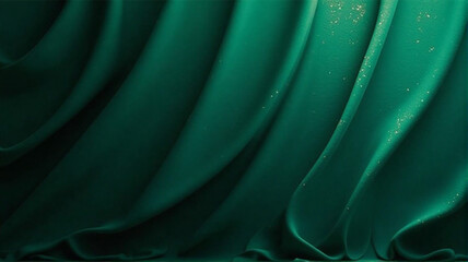 green silk background