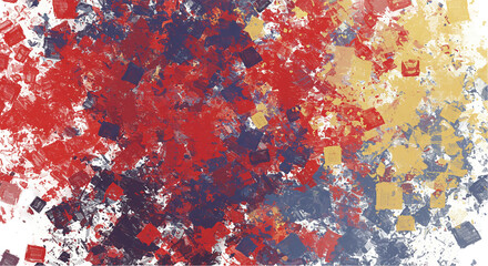 Fototapeta premium An explosive canvas of abstract energy and bold strokes evokes passion and excitement with on transparent background