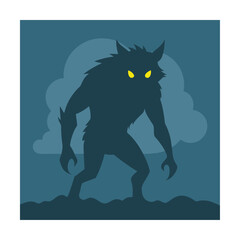 werewolf lurking in fog   (2).eps
