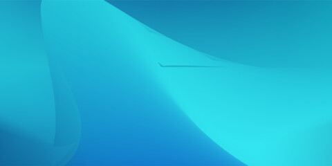 Blue-green gradient studio room  abstract background pattern  walls and floor reflect neon lights  dark tones and feel  speed of digital technology connected blue-green simpel art modern