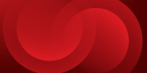 Red abstract background. Dynamic shapes composition. Eps10 vector