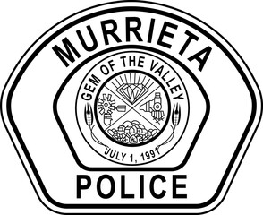 murrieta police ca patch svg file